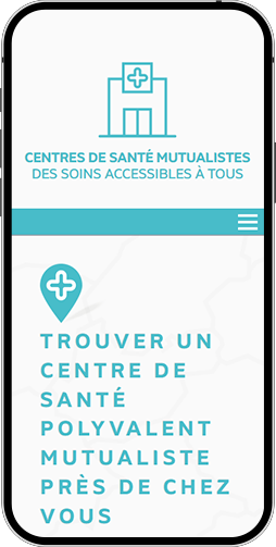 Réalisation du site des Centres de Santé Mutualistes des Landes